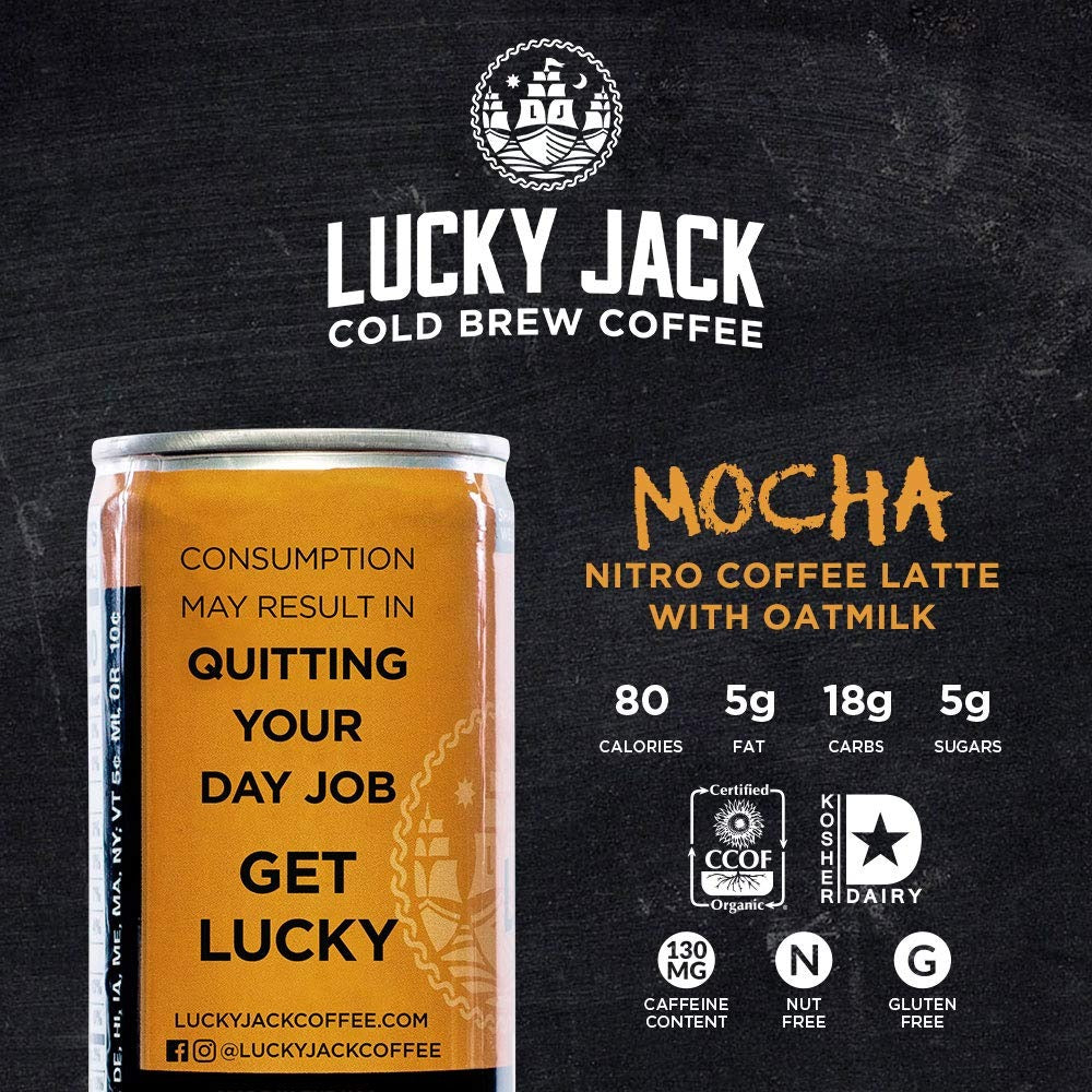 Mocha Nitro Latte With Oat Milk
