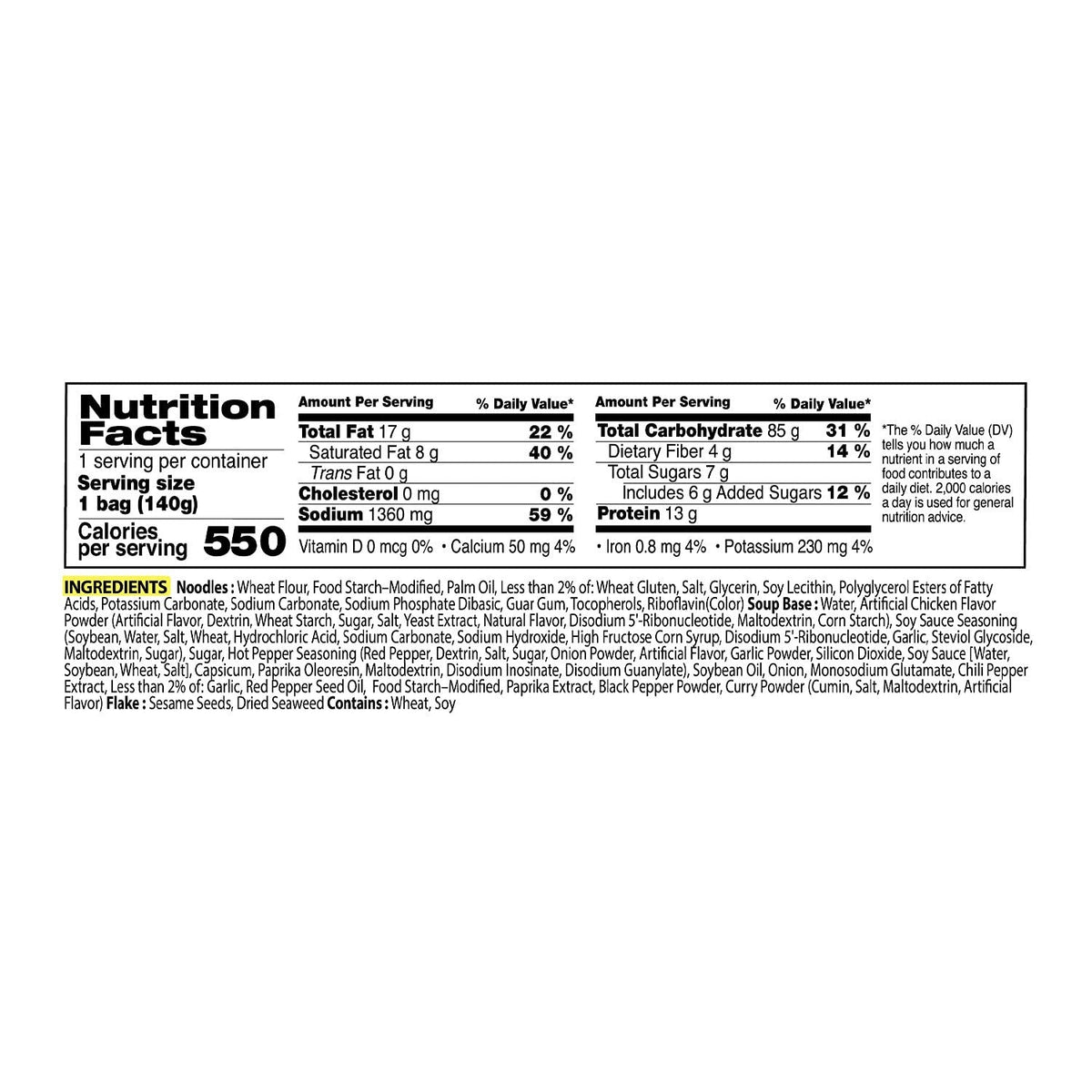 Buldak 2x Spicy Chicken Flavor Noodles Ramen (5 CT)