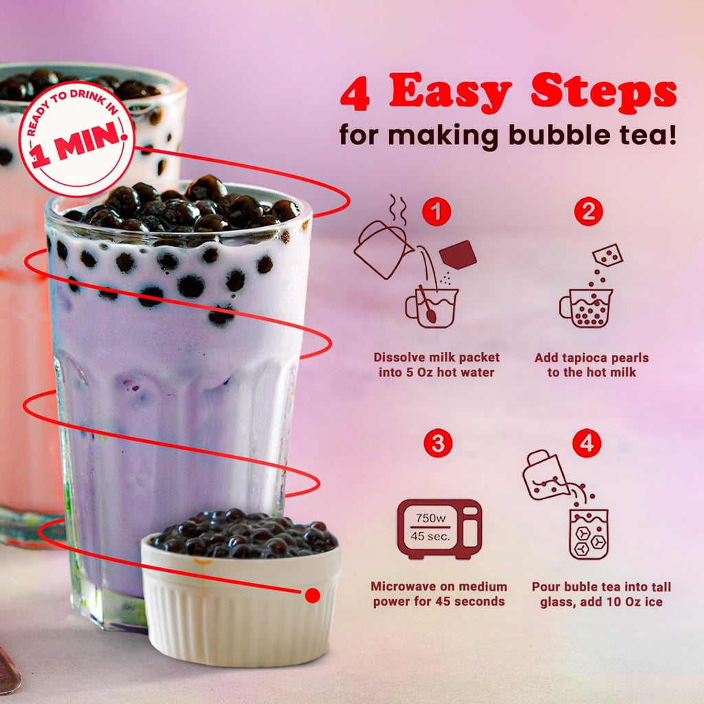 Instant Bubble Tea Kit - Taro