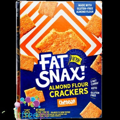 Almond Flour Cheddar Crackers