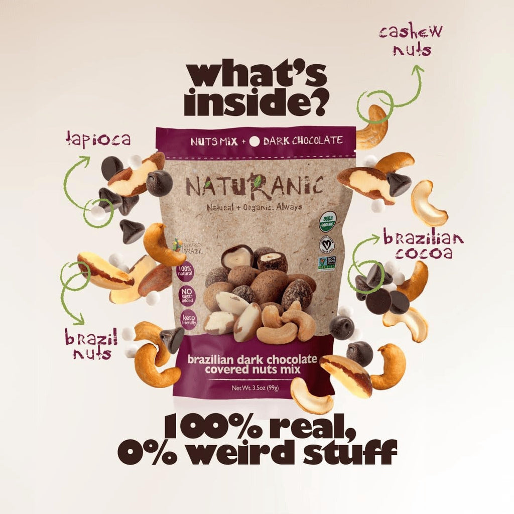 Organic Chocolate Covered Nuts Mix
