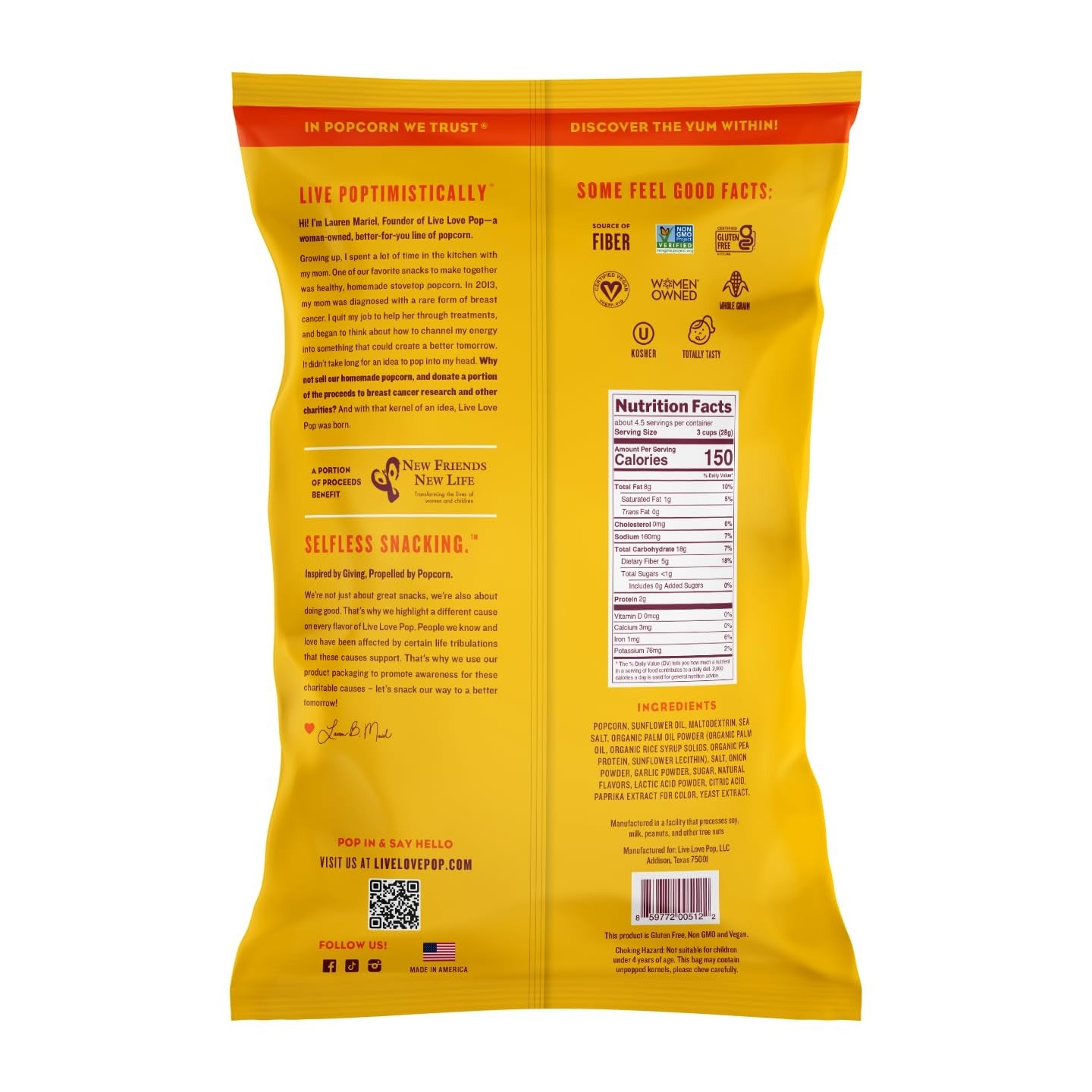 Popcorn Cheddar & Sour Cream