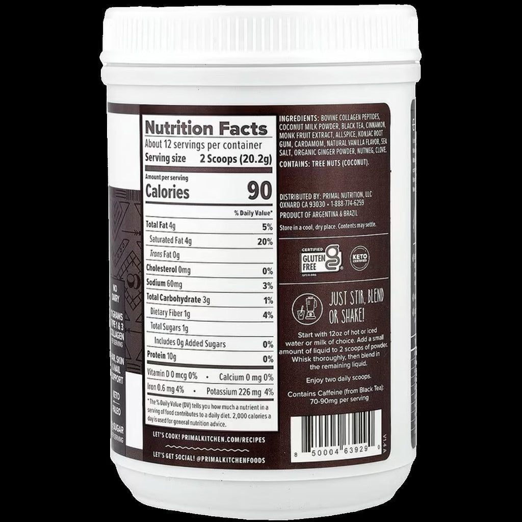 Chai Tea Collagen Keto Latte