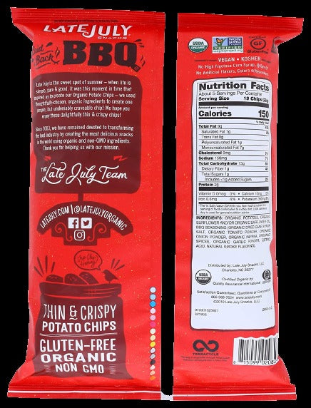 Organic Bbq Potato Chips
