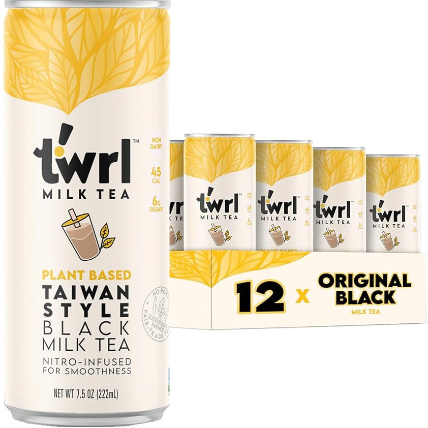 Taiwan Style Black Milk Tea (12 Pack)