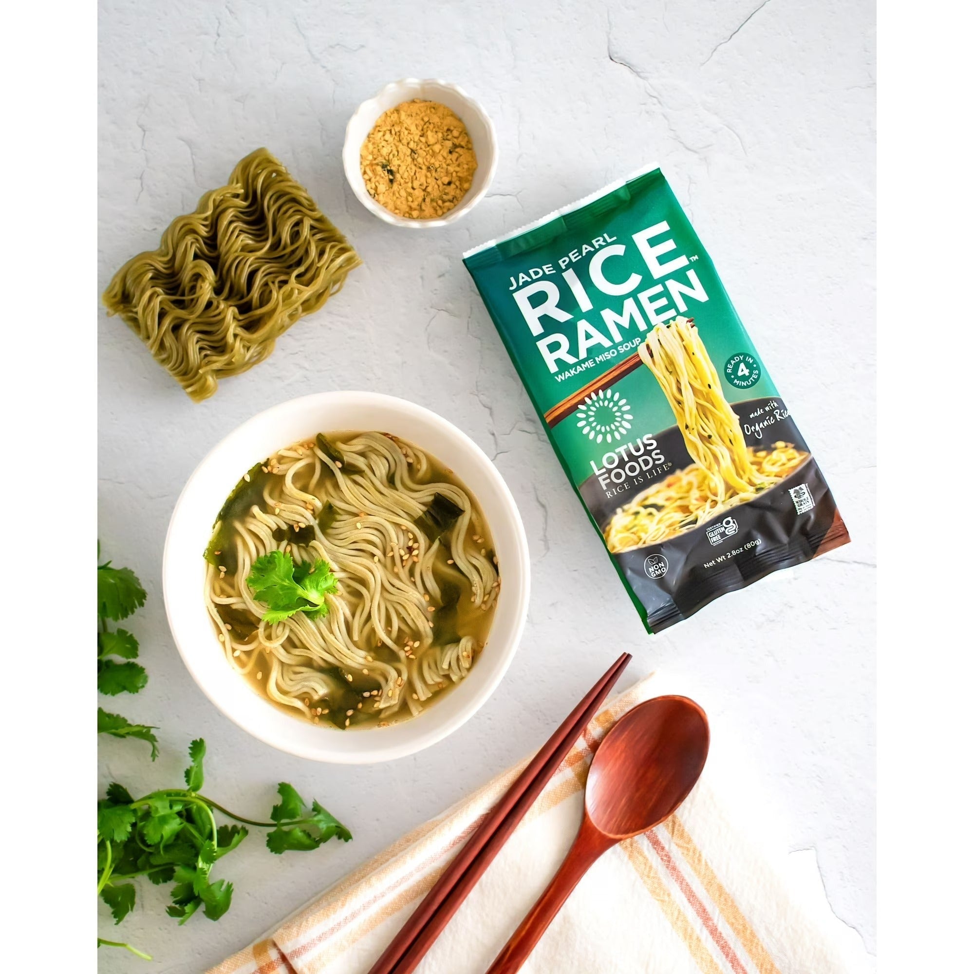 Organic Jade Pearl Rice Ramen with Miso