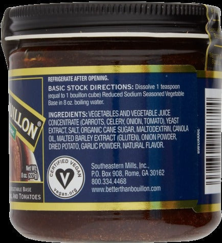 Reduced Sodium Seasoned Vegetable Base