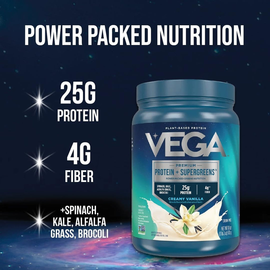 Protein + Supergreens - Creamy Vanilla