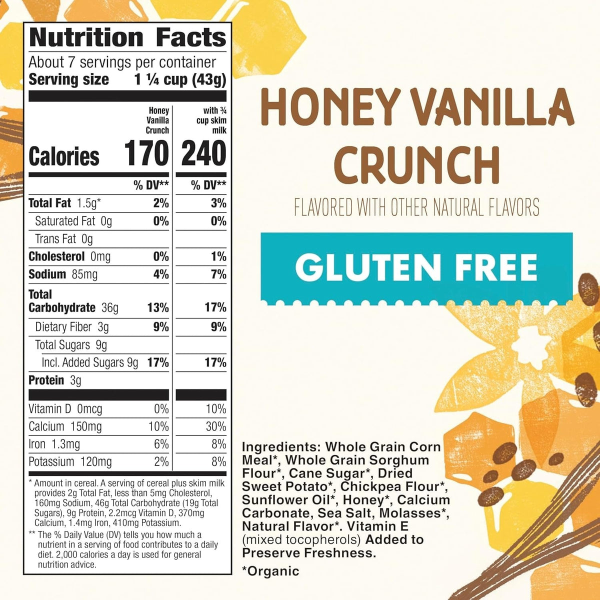 Organic Honey Vanilla Crunch Cereal