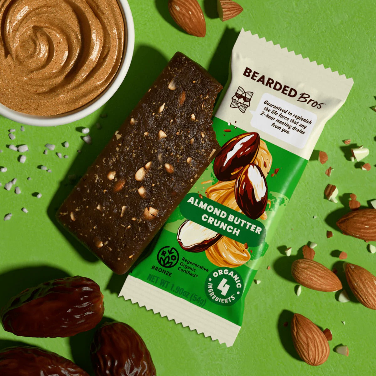 Organic Almond Butter Crunch Protein Bar (10 Pack)