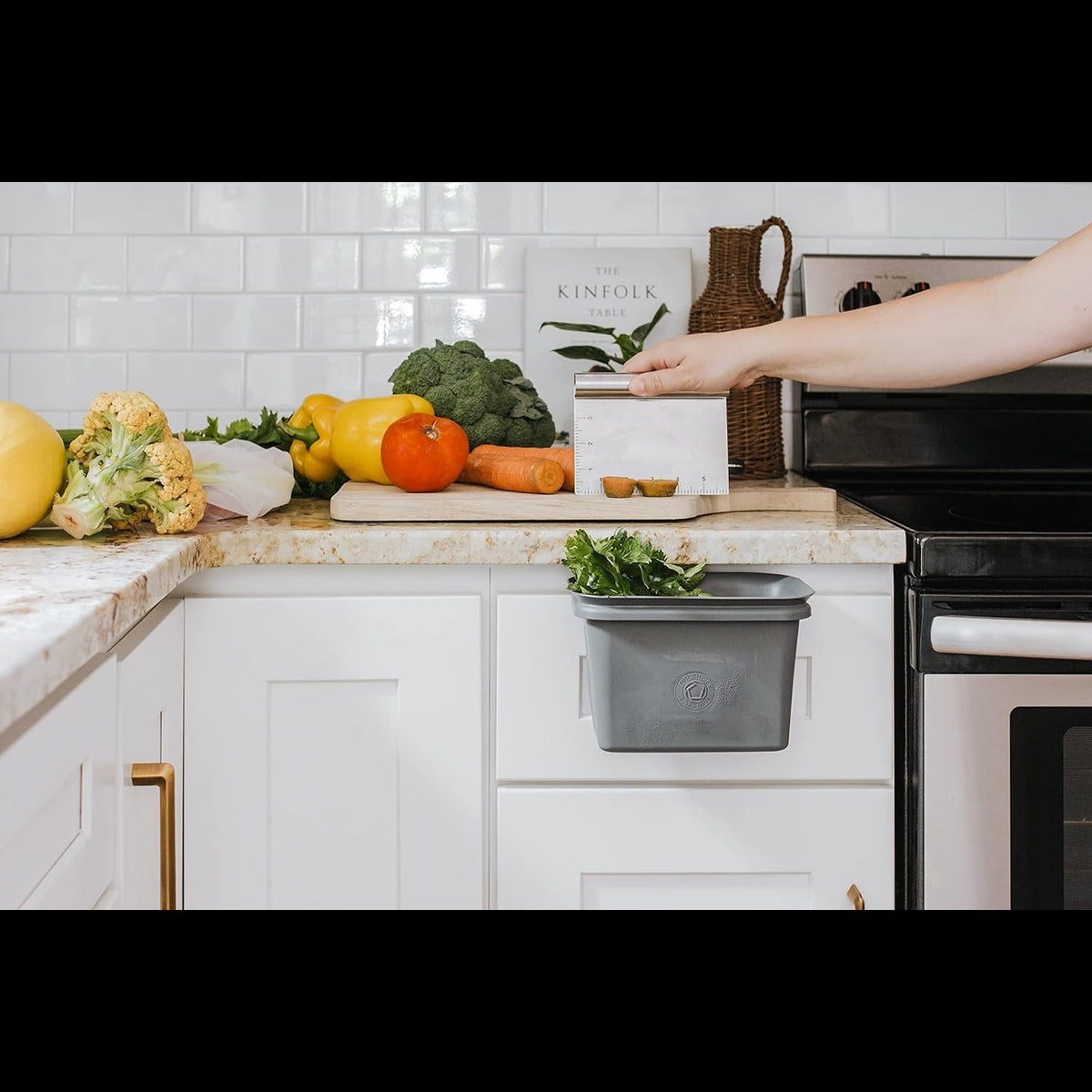 Counter Catcher Compost Bin - Slate