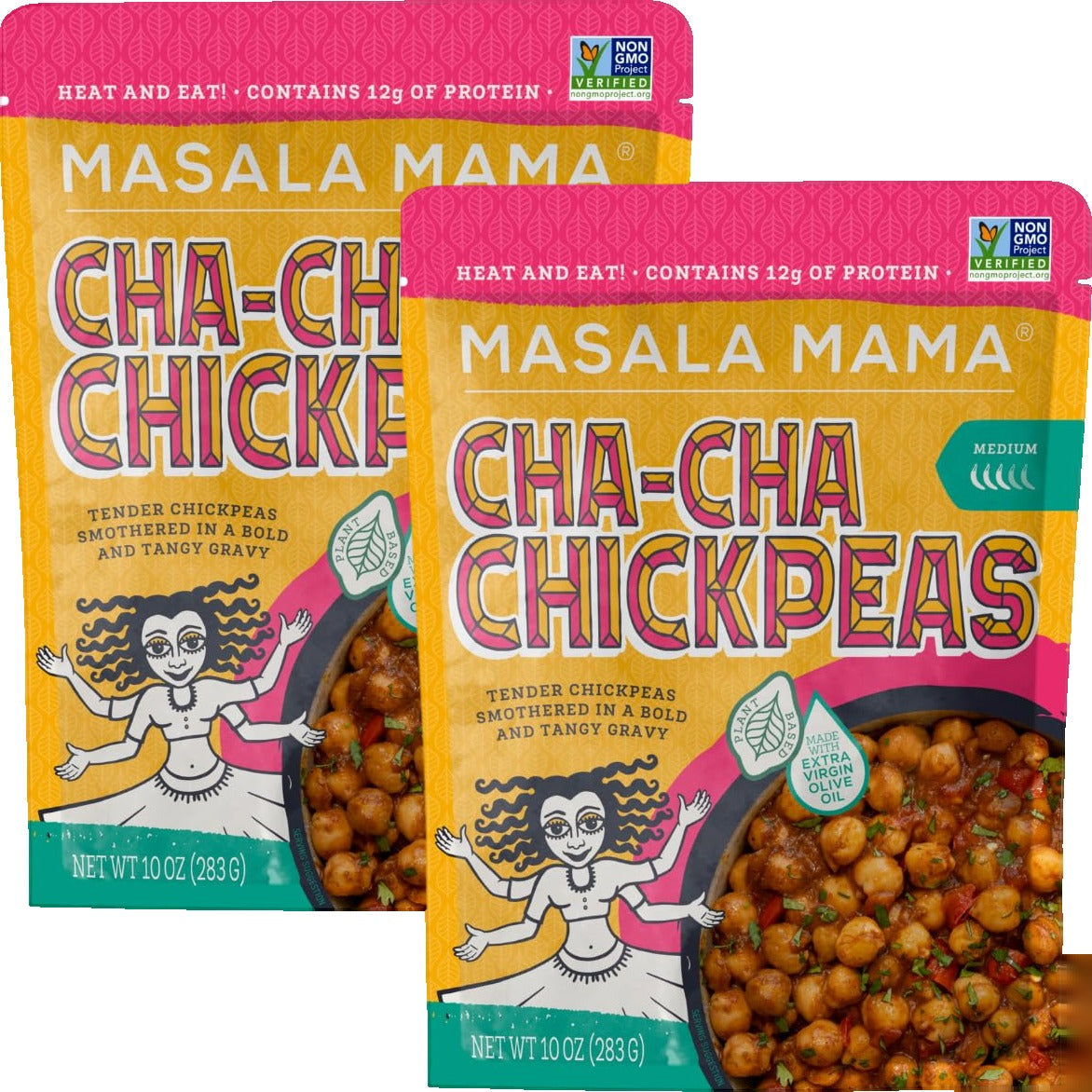Cha-Cha Chickpeas - Heat And Eat (2 Pack)