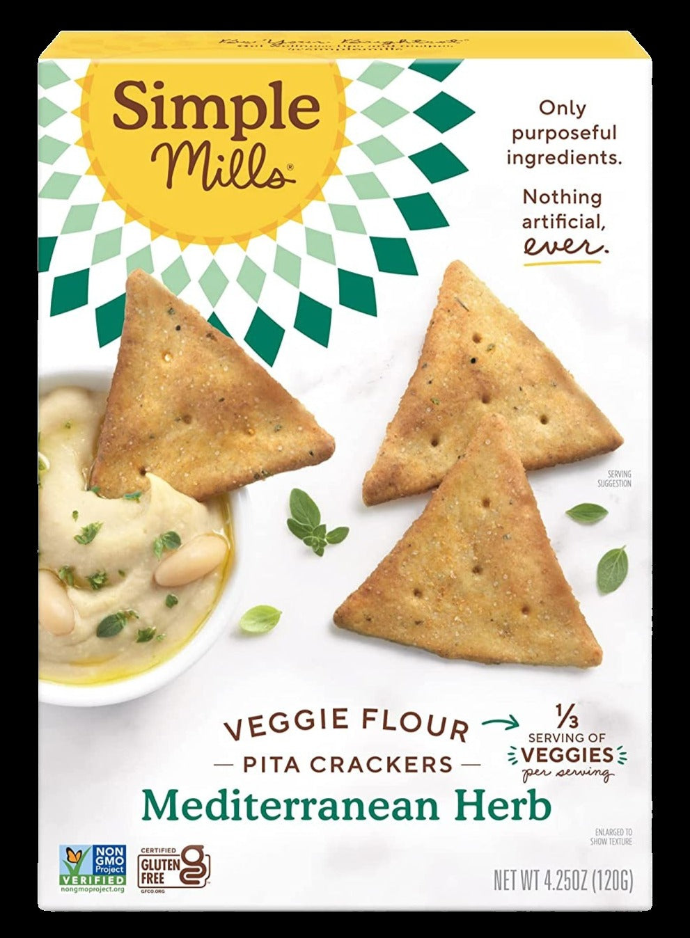 Mediterranean Herb Pita Crackers