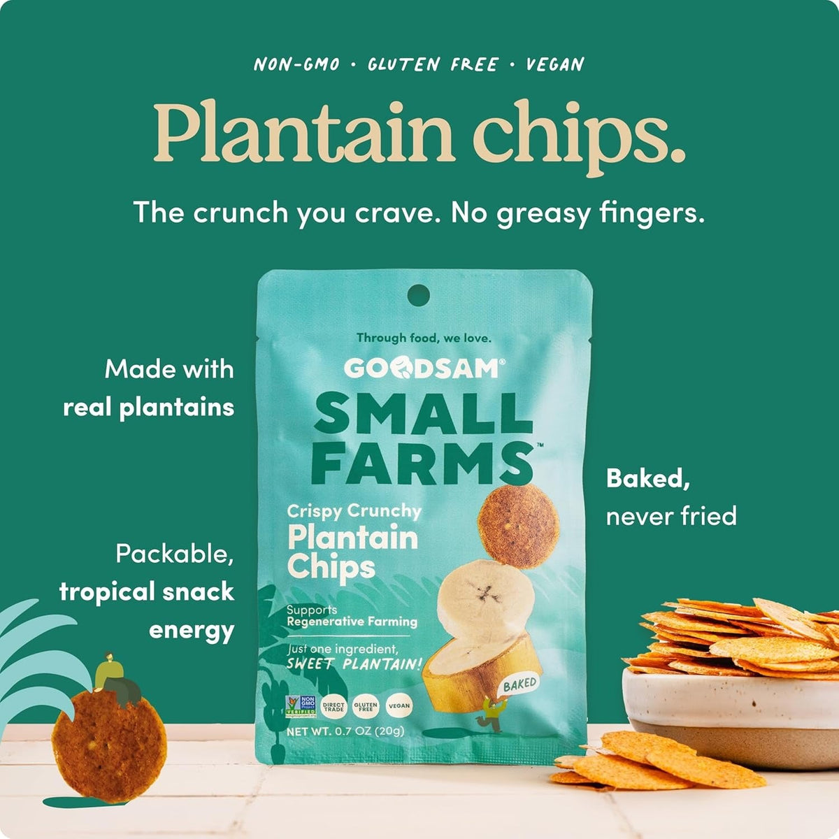 Crispy Crunchy Plantain Chips (8 CT)