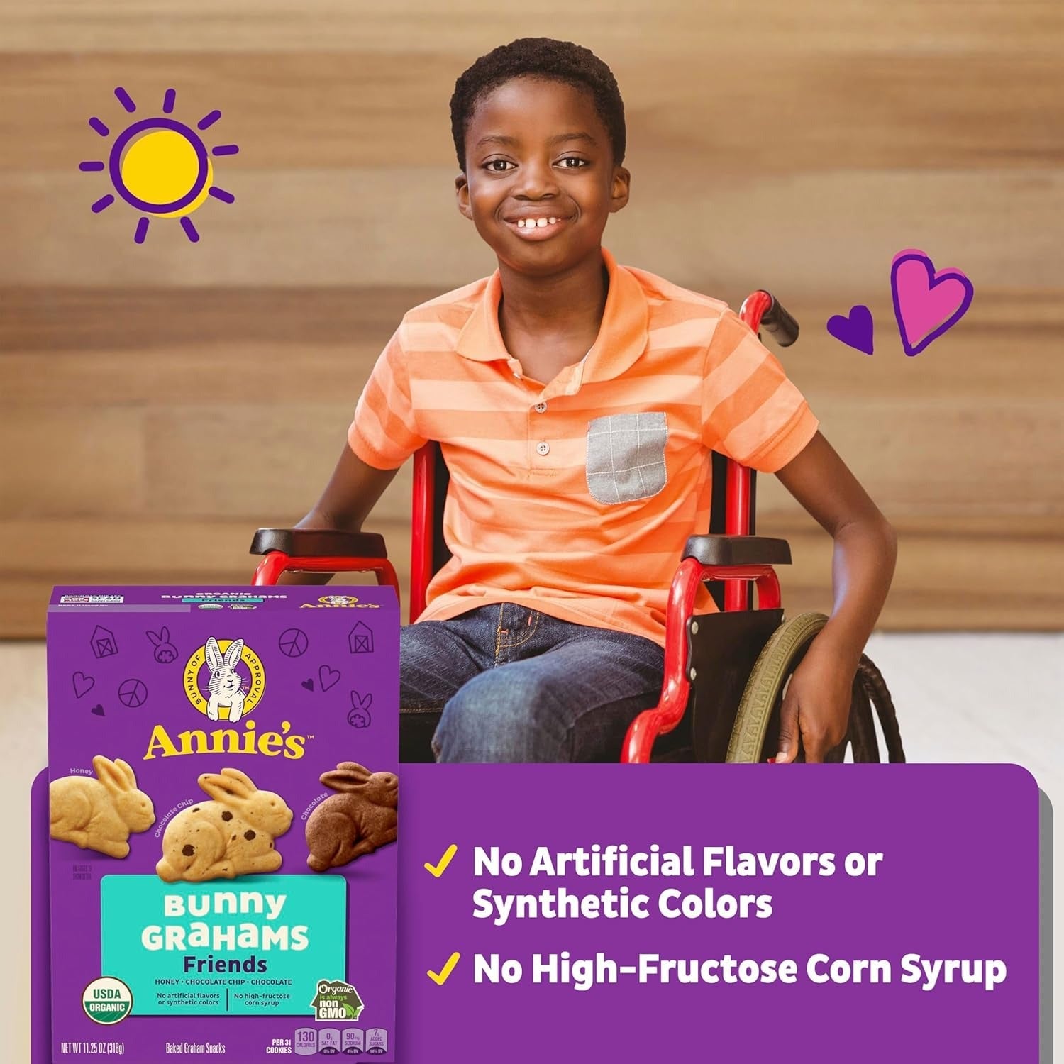 Organic Friends Bunny Grahams