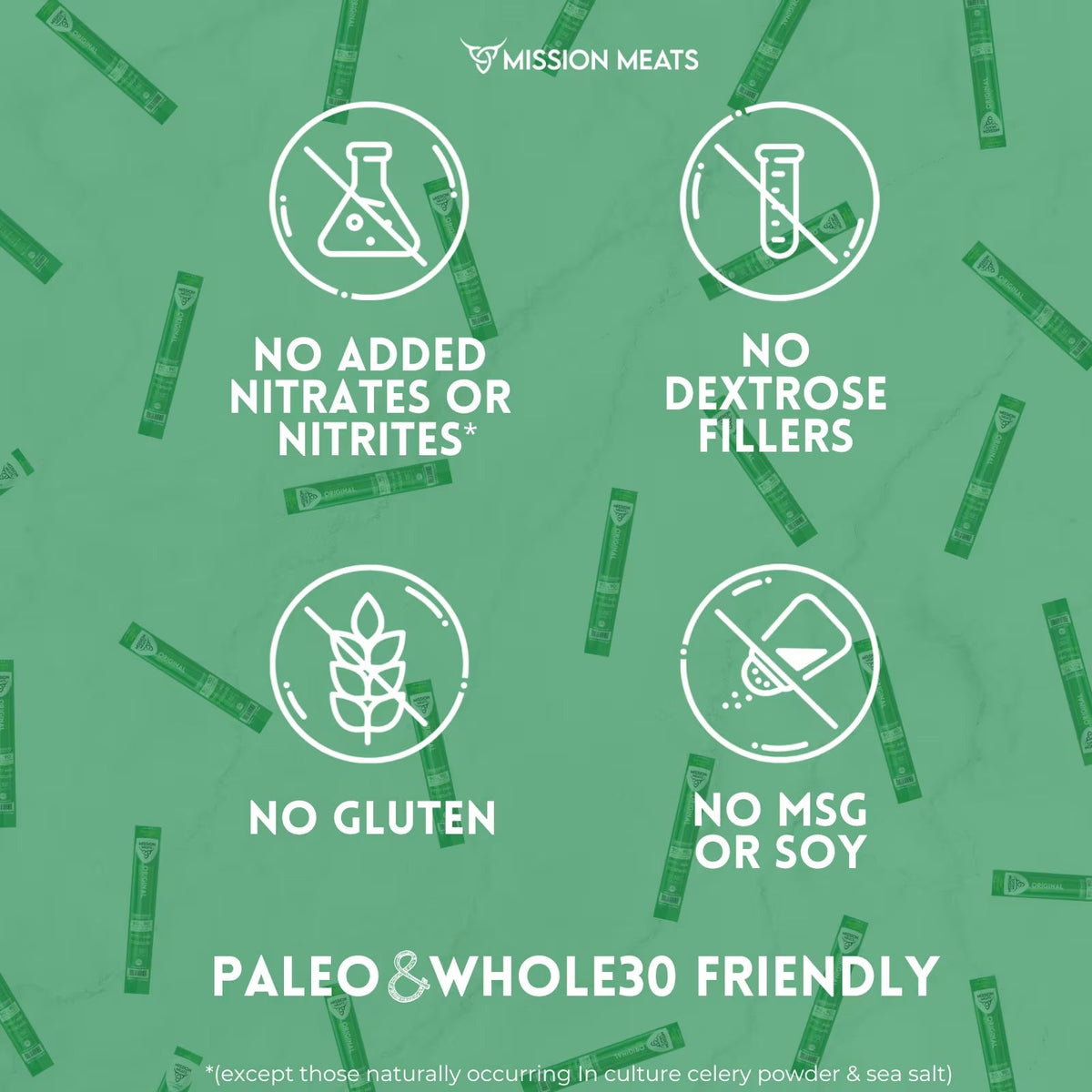 Zero Sugar Grass-Fed Beef Sticks (6 CT)
