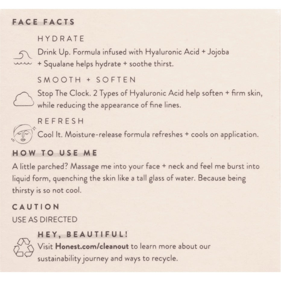Hydrogel Cream - 2 Types of Hyaluronic Acid + Squalane