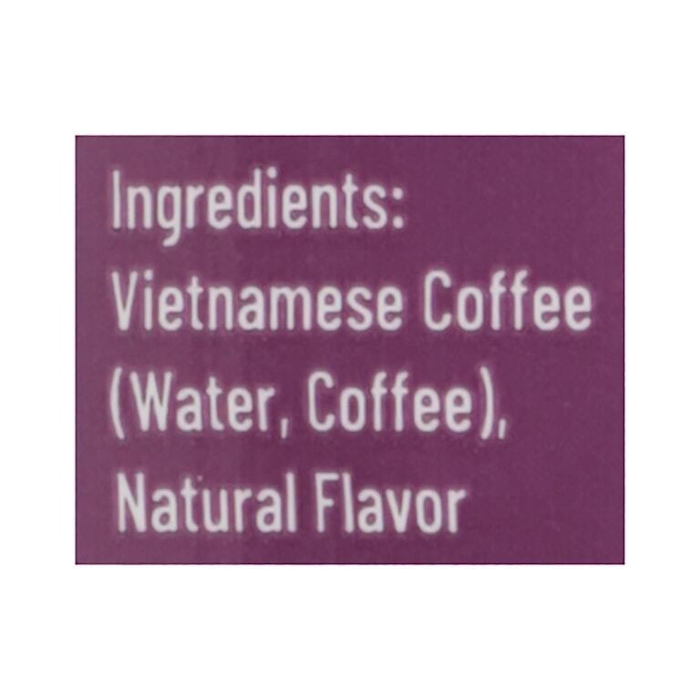 Vanilla Black RTD Vietnamese Coffee