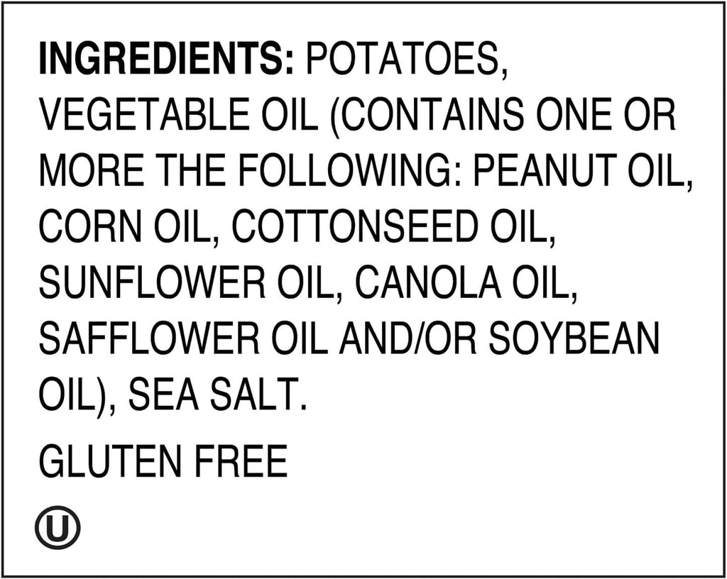 Sea Salted Potato Chips