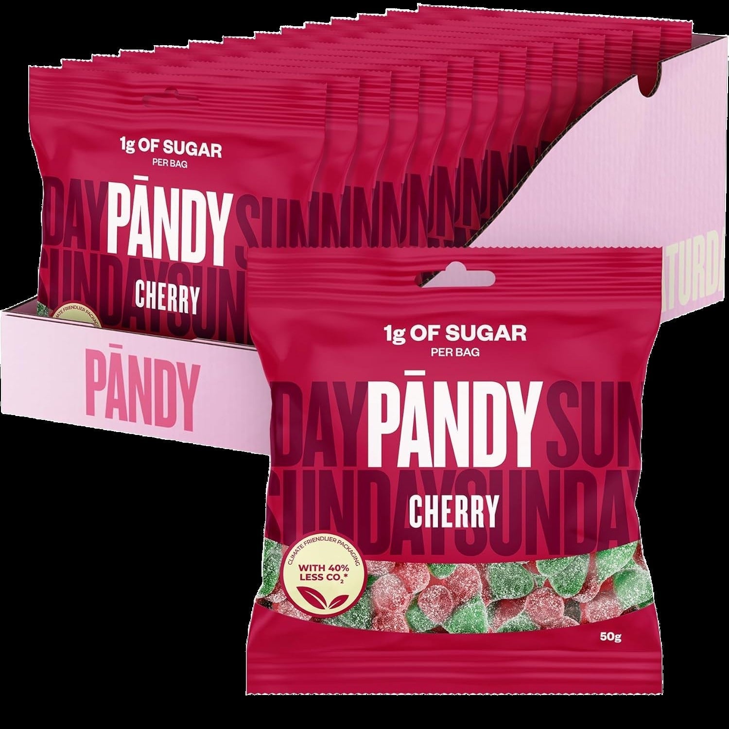 Swedish Sour Cherry Candy (14 Pack)