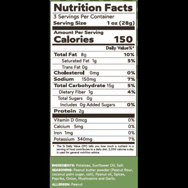 Sweet Peanut Potato Chips (6 Pack)