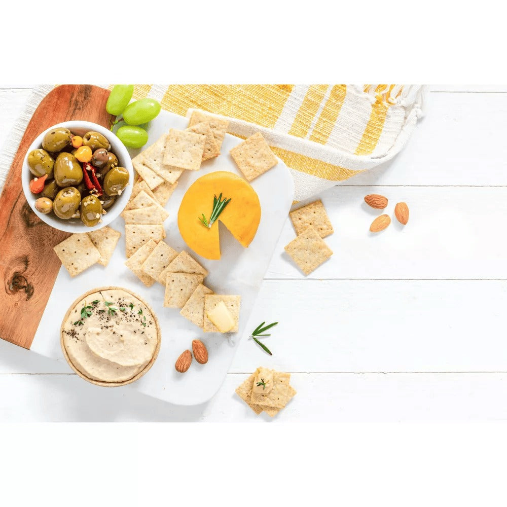 Farmhouse Cheddar Almond Flour Crackers