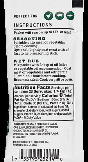 Garlic And Herb Blend (10 Packets)