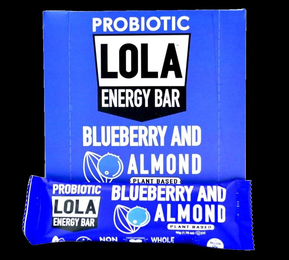 Blueberry and Almond Probiotics Energy Bar (12 CT)
