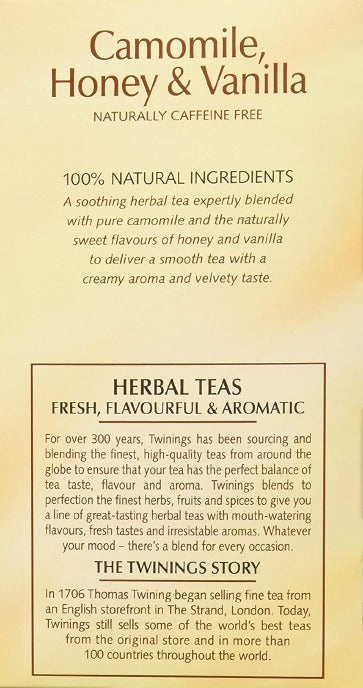 Honey & Vanilla Camomiletea