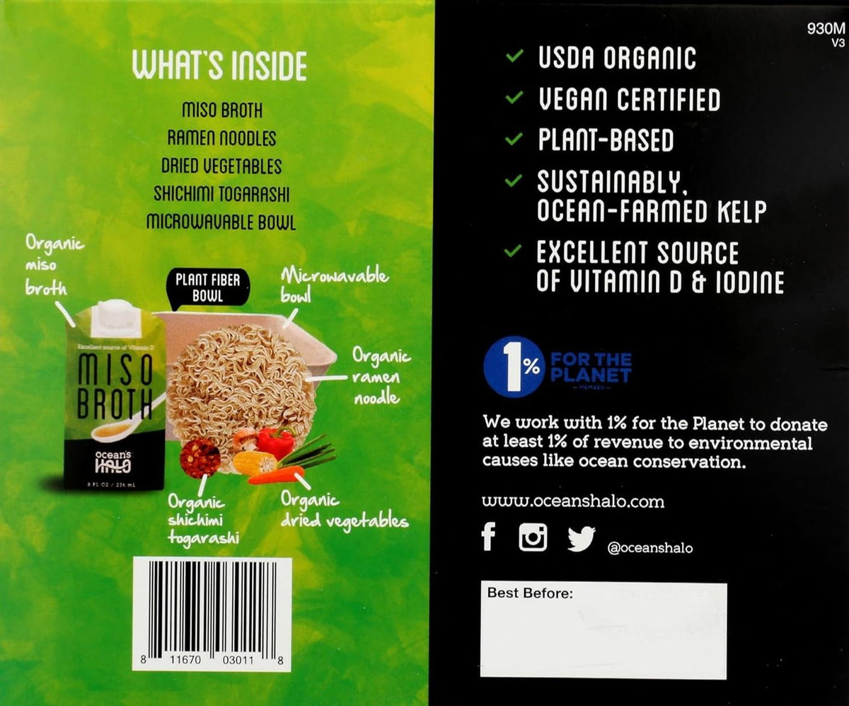Organic Miso Ramen Broth Bowl