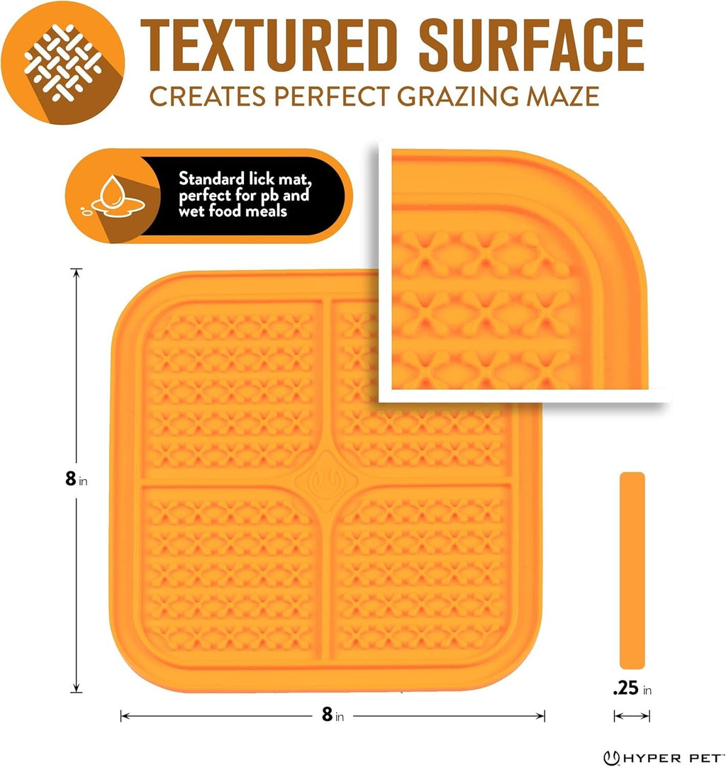IQ Treat Mat To Reward Dog or Cat - Small Orange