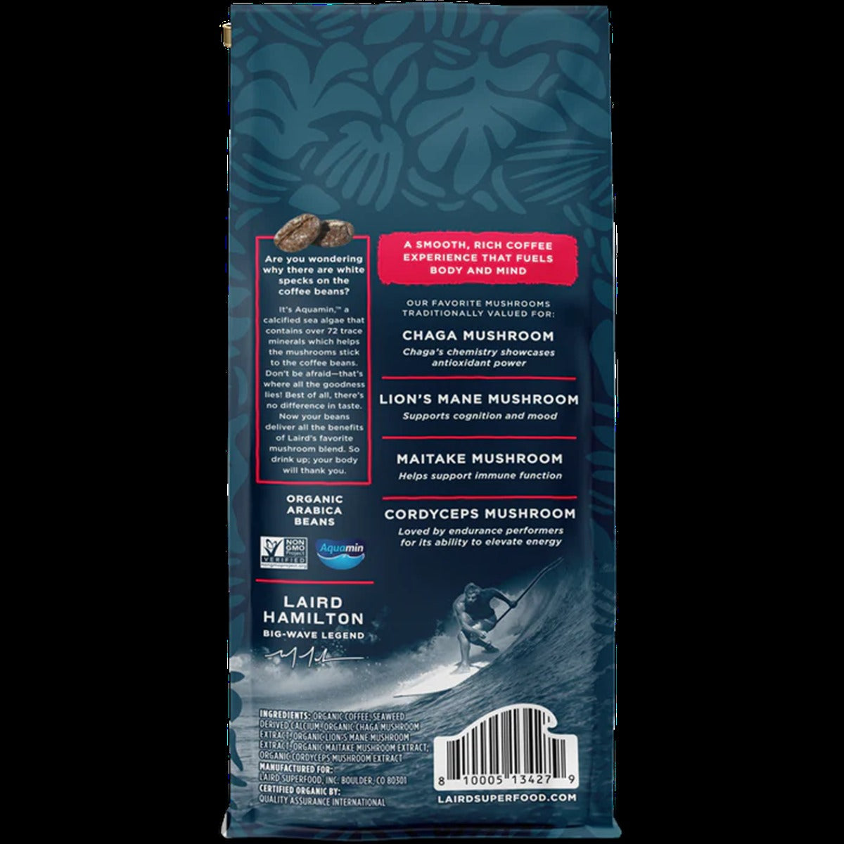 Functional Mushroom Medium Roast Whole Bean Coffee