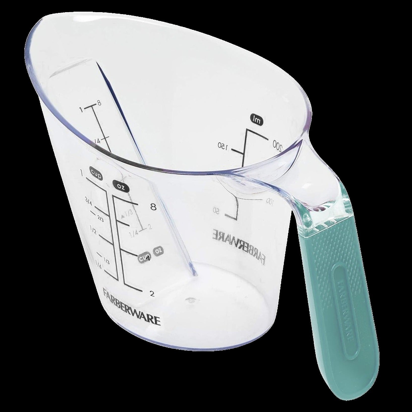 Angled Measuring 1 Cup Aqua
