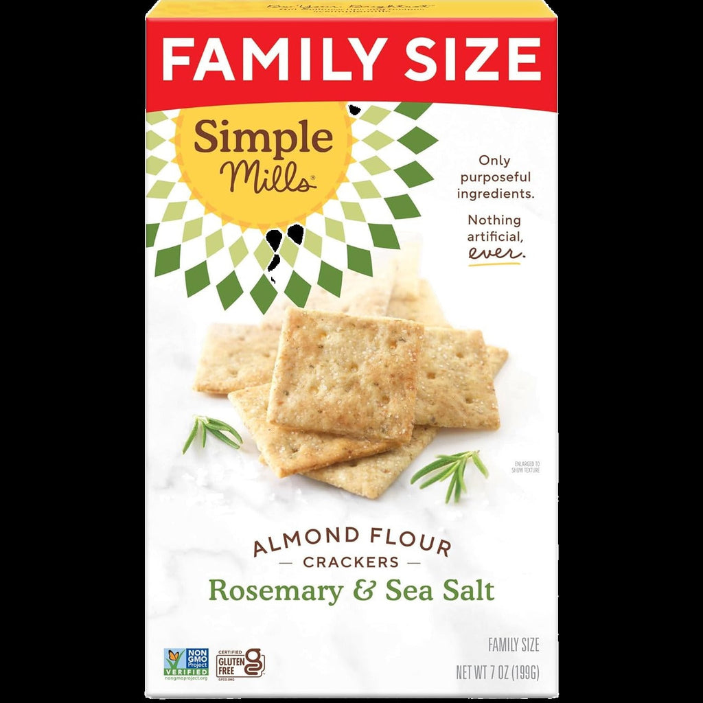 Rosemary Almond Flour Crackers