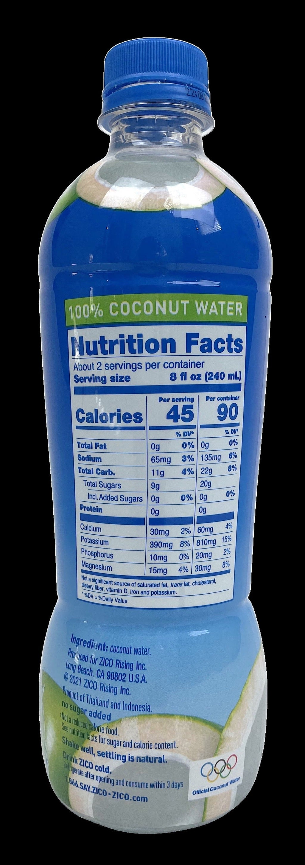 No Sugar Added Coconut Water