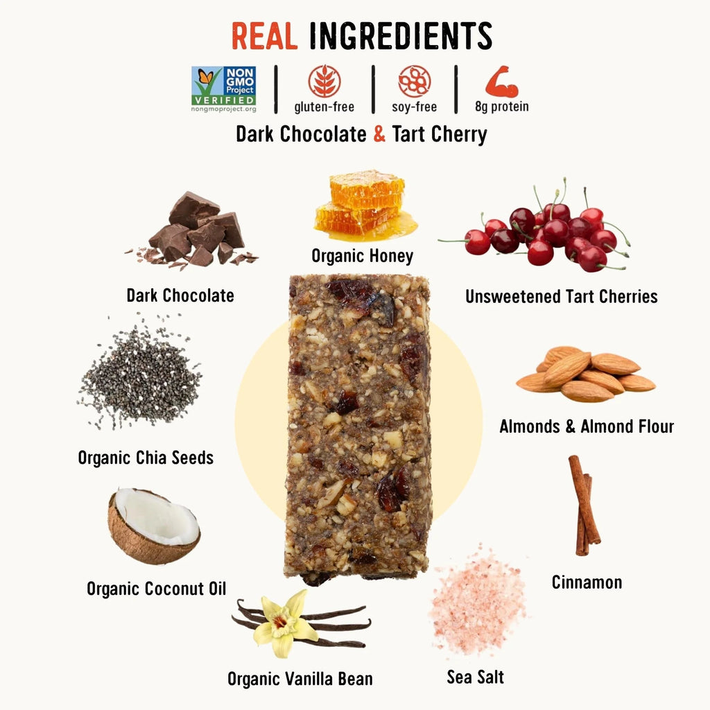 Dark Chocolate Tart Cherry Bar (12 CT)