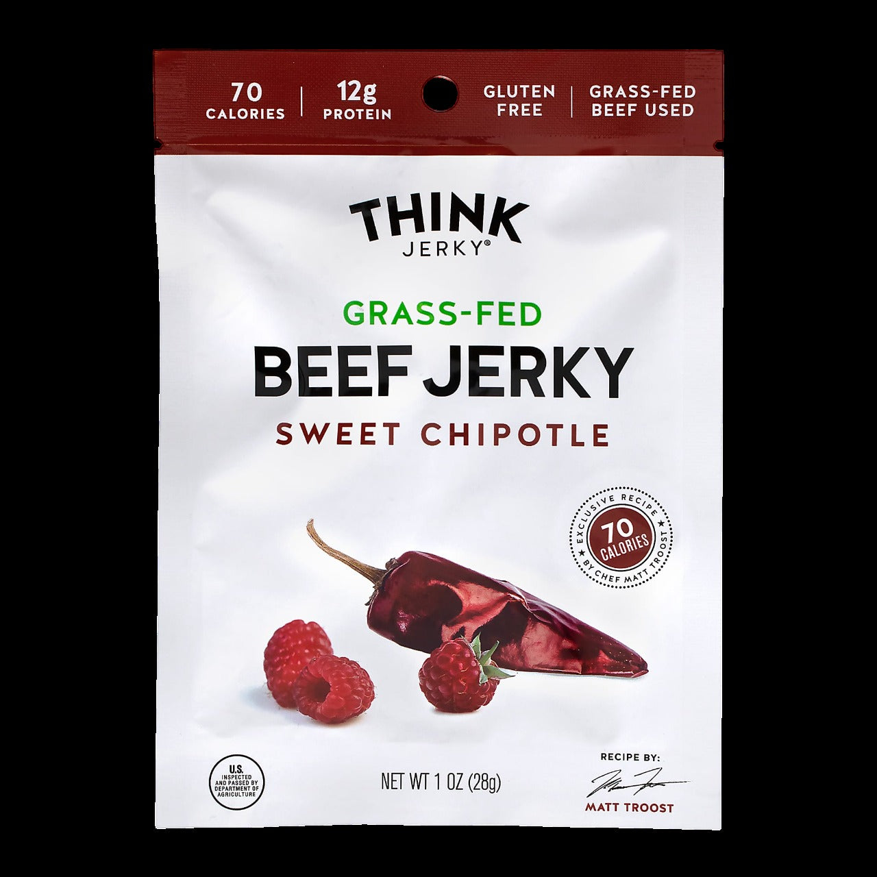 Sweet Chipotle Grass-Fed Beef Jerky (12 CT)