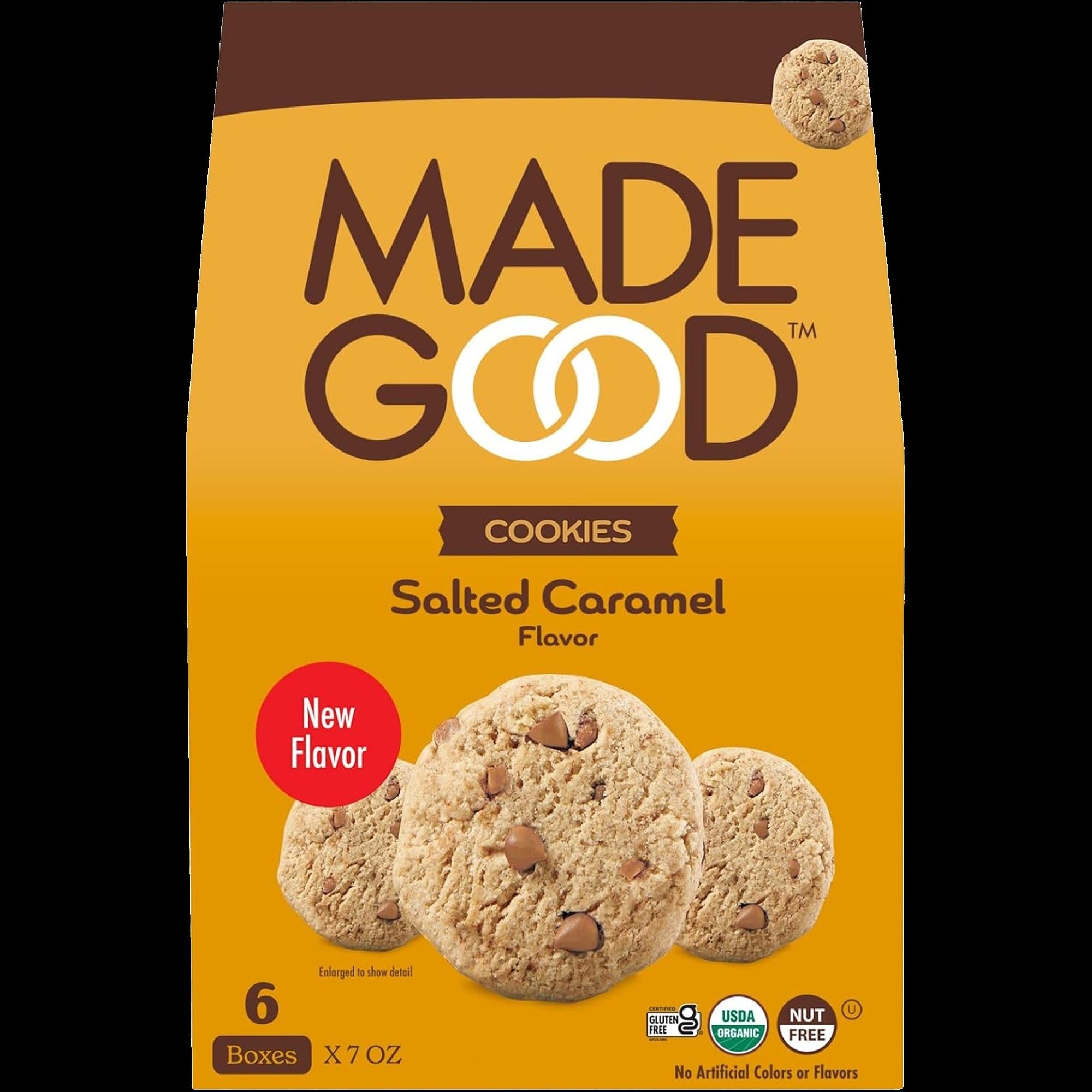 Salted Caramel Crunchy Cookies