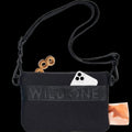 Recycled Knit Dog Treat Pouch - Black