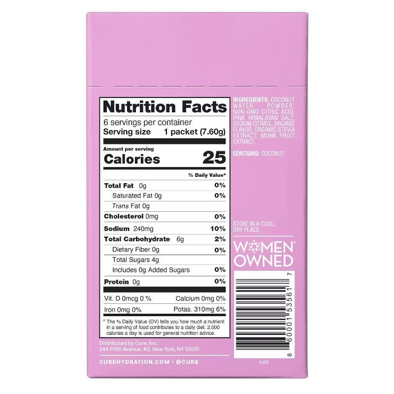 Watermelon Hydrating Electrolyte Drink Mix (6 CT)
