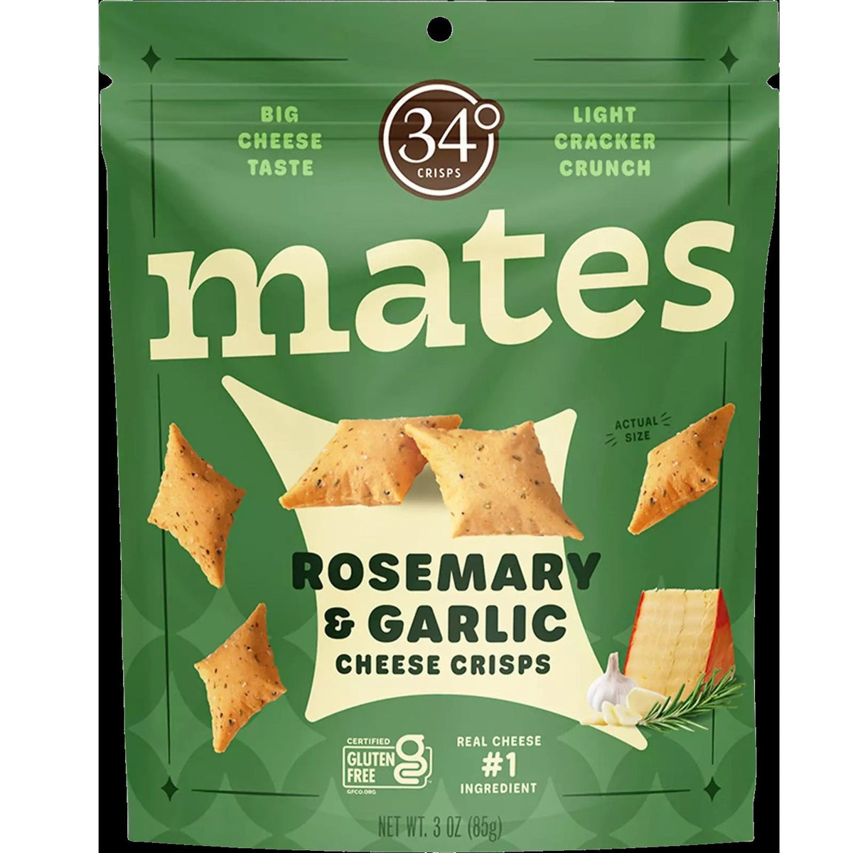 Rosemary & Garlic Cheese Crisps