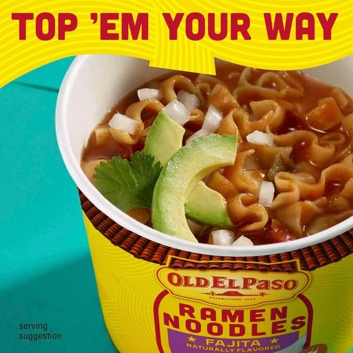 Fajita Ramen Noodles Cup (8 Pack)