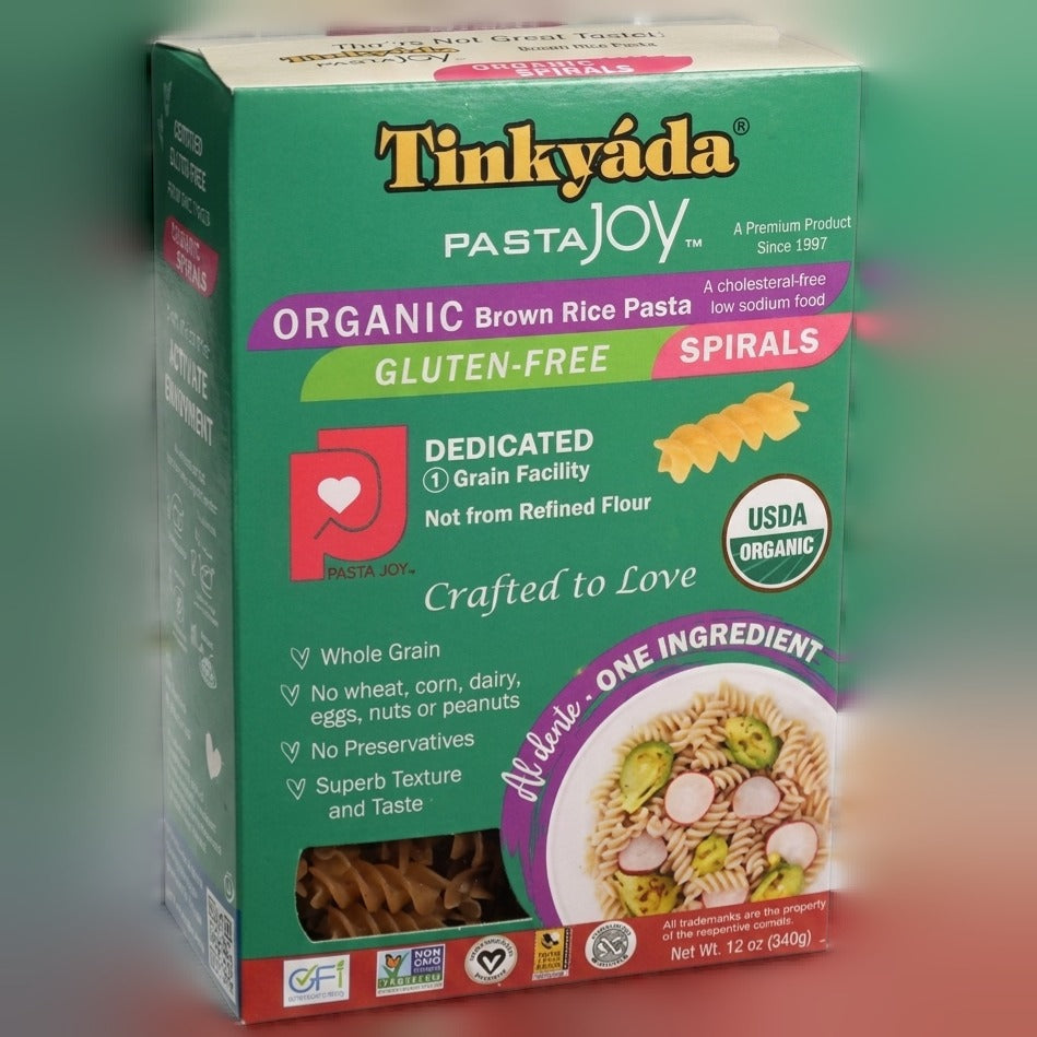 Organic Brown Rice Spiral Pasta