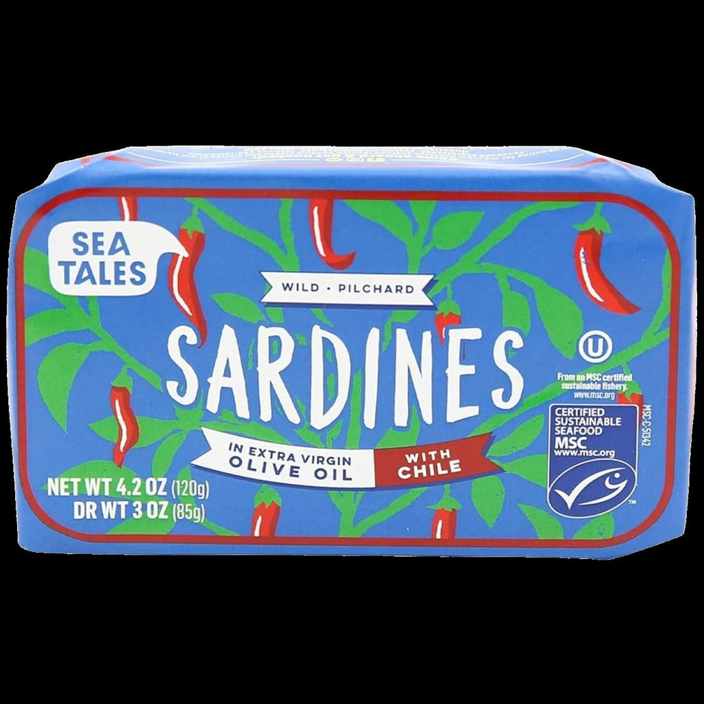 Sardines in Olive Oil With Chili (12 Pack)