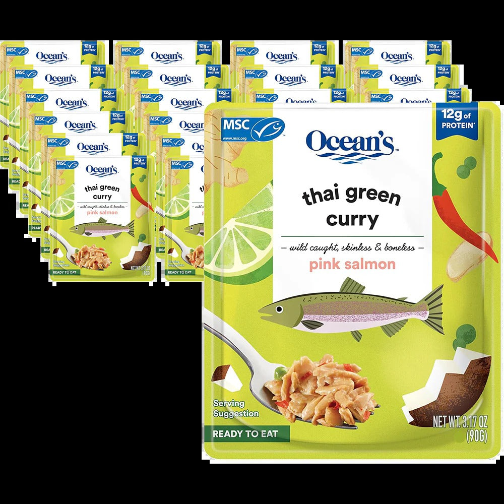 Salmon with Thai Green Curry (24 Pack)