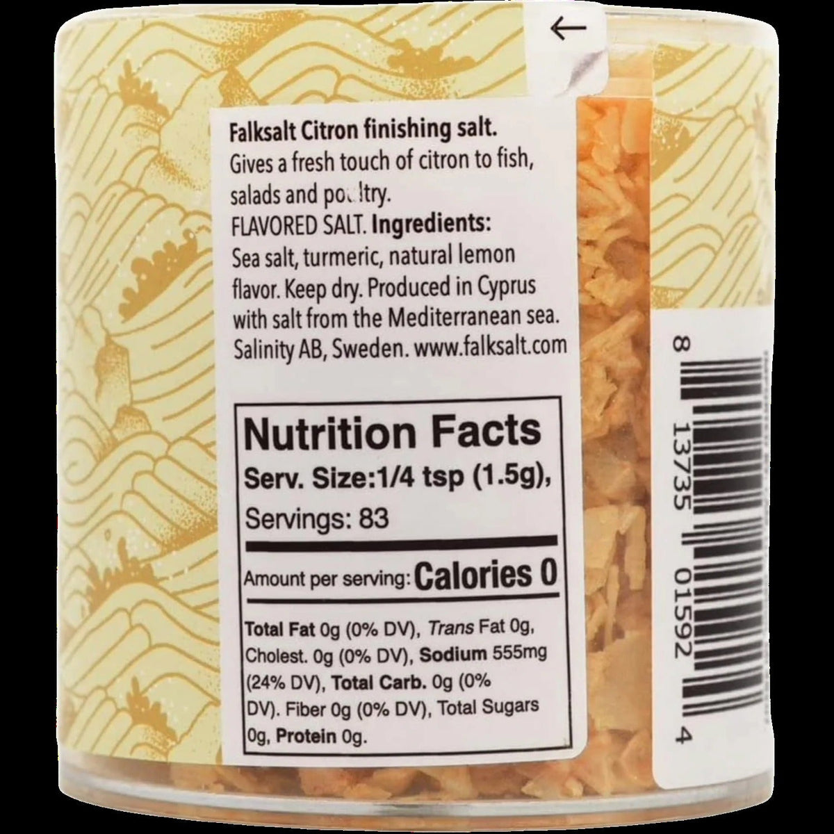 Citron Lemon Sea Salt Flakes