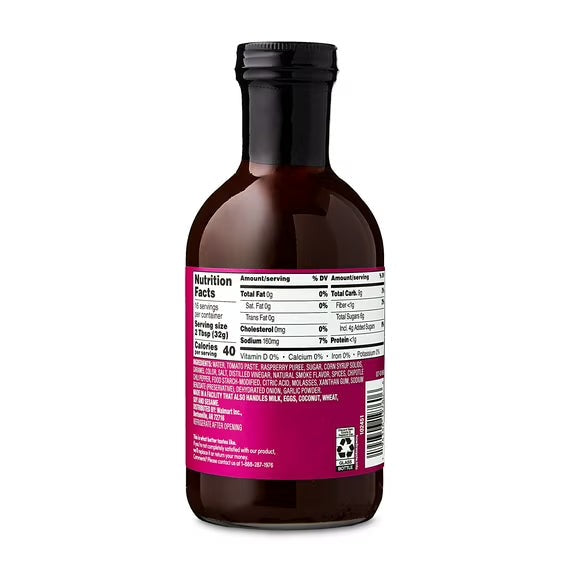 Handcrafted Raspberry Chipotle BBQ Sauce