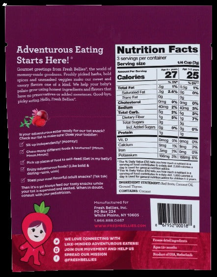 Beets & Thyme Freeze Dried Toddler Snack