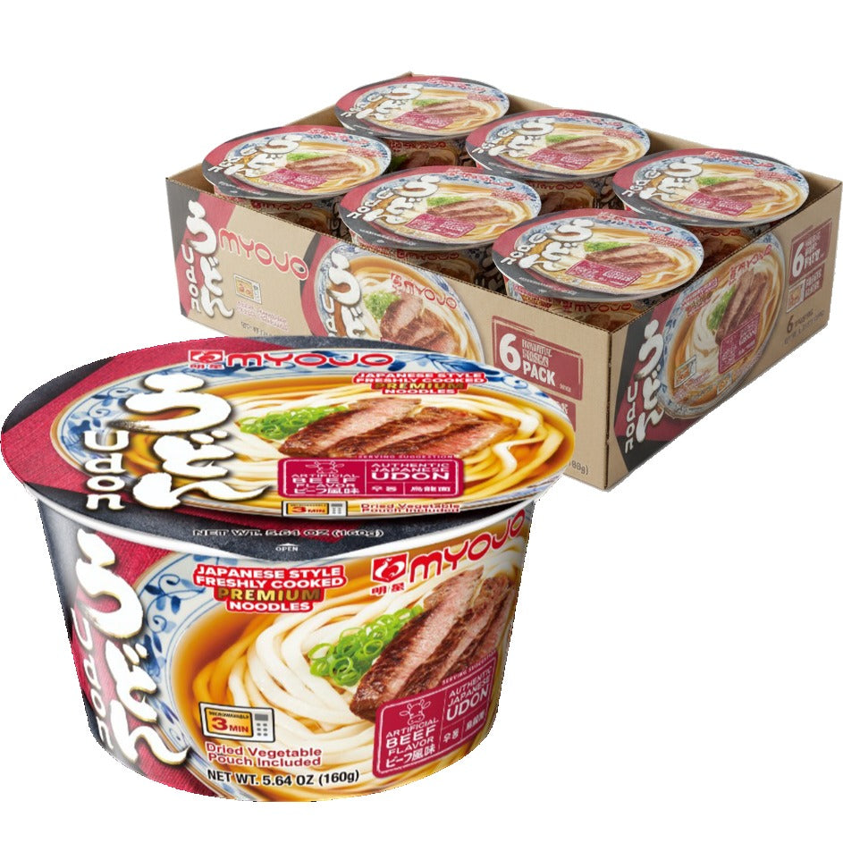 Myojo Udon Bowl Beef (6 CT)