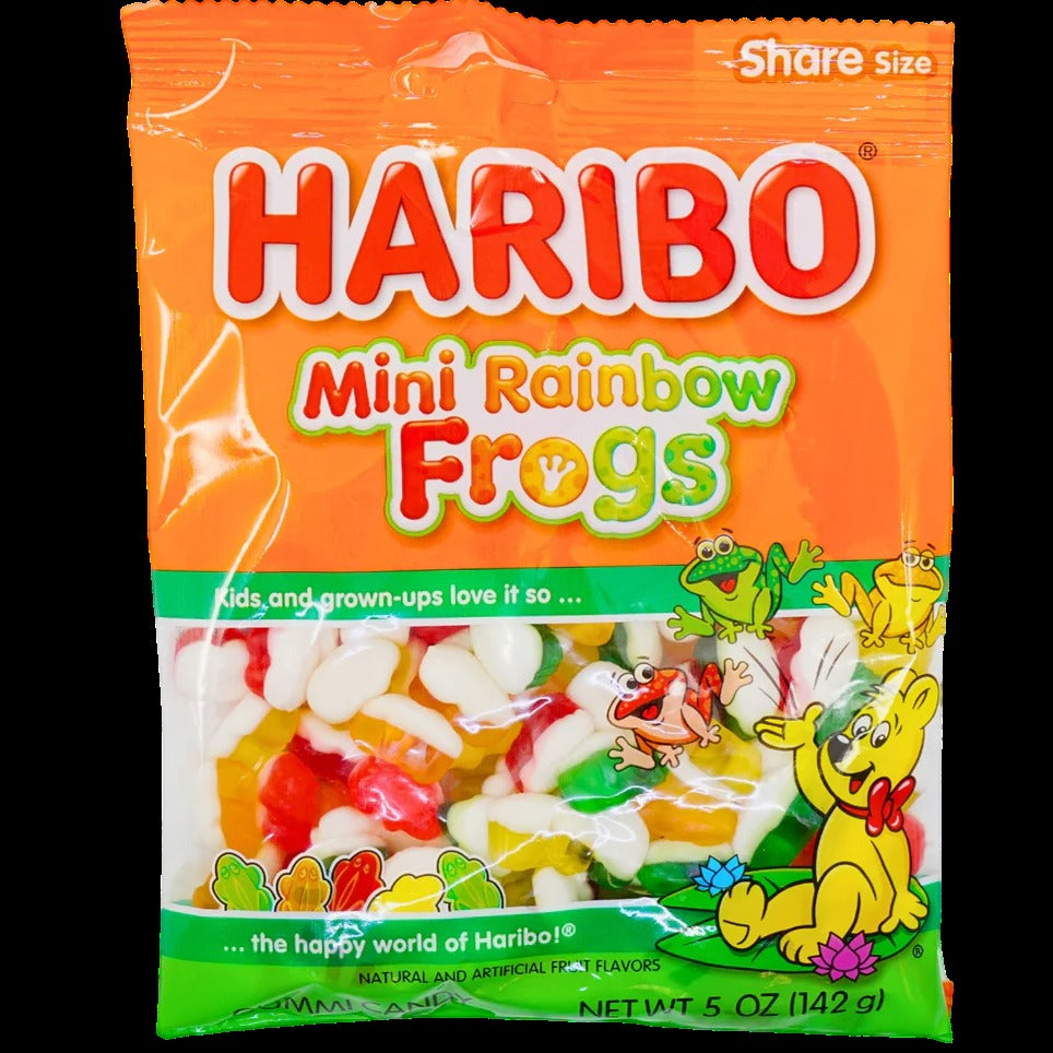 Mini Rainbow Frogs Gummy Candy